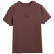 8. Herren T-Shirt 4F M2961 dunkelbraun 4FWAW25TTSHM2961 80S