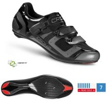 CRONO CR-3 Rennradschuhe, schwarz, Größe 45, Nylon