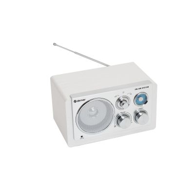 10. Denver TR-63W Radio, analog, weiß