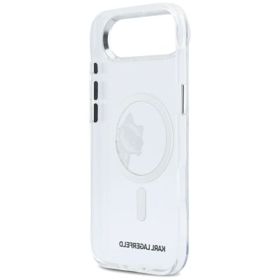 7. Karl Lagerfeld IML Peekaboo MagSafe Hülle für iPhone Air – Transparent