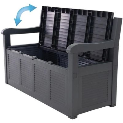 6. Gartenbank 2-in-1 130x60x85cm