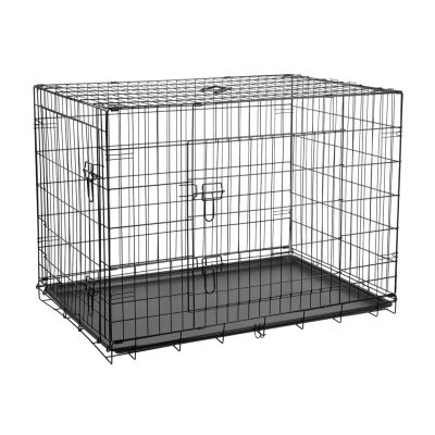Hundekäfig aus Metall, Laufstall, Größe XXXL 122x76x83 cm, REBEL ANIMALS
