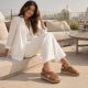 6. Bequeme Damen-Keilsandalen, braun, Rieker 63782-24