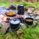 8. Esschert Design FF215 Campingküchenbesteck-Set Schwarz