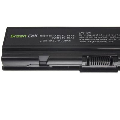 4. GREEN CELL BATTERIE TS01 FÜR TOSHIBA PA3534U-1BRS 4400 mAh 10,8 V