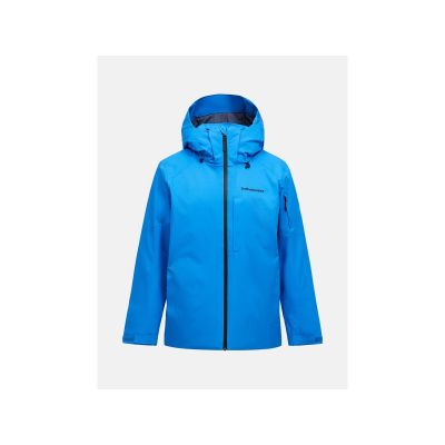 PEAK PERFORMANCE M Kastanienbraune Isolierjacke blau