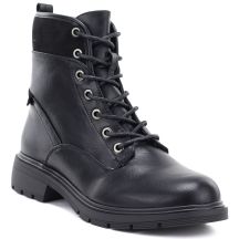 Gefütterte schwarze Damen-Ankle-Boots M.Daszyński MR2501