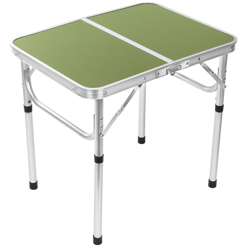 6. Klappbarer Campingtisch 60 x 45 x 25/56 cm, Grün