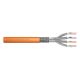 5. Digitus Cat.7 Installationskabel, S/FTP, DCA-S1A D1 A1, AWG 23/1, LSOH, 1000 m, Orange, auf Rolle