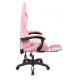 5. Gaming-Stuhl Kruger&Matz GX-150 Weiß-Rosa
