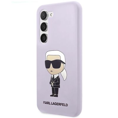 2. Karl Lagerfeld KLHCS23MSNIKBCU S23+ S916 Hardcase lila/lila Silikon Ikonik