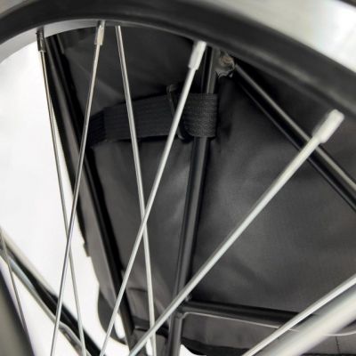 11. Wozinsky Doppel-Fahrradtasche Rucksack 2in1 30l Schwarz (WBB30BK)