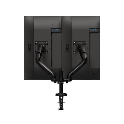 5. AOC AD110D0 Monitorhalterung/Ständer für 81,3 cm (32") Schreibtischmonitore, Schwarz