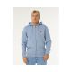 RIP CURL Wettie Passage Icon Zip Thru Herren-Sweatshirt Blau