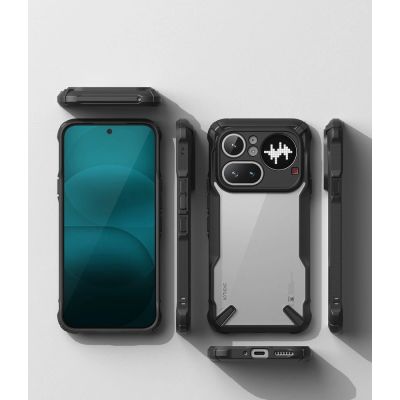 5. Ringke Fusion X Hülle für das Nothing Phone 4A Pro – transparent und schwarz