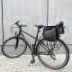 18. Wozinsky Fahrrad-Gepäckträgertasche mit Schultergurt, 9 l (Regenschutz inklusive), Schwarz (WBB22BK)