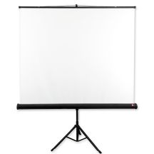 Projektionsleinwand auf AVTEK Tripod Standard 175 Stativ (manuell ausgerollt; 175 x 175 cm; 1:1; 97")
