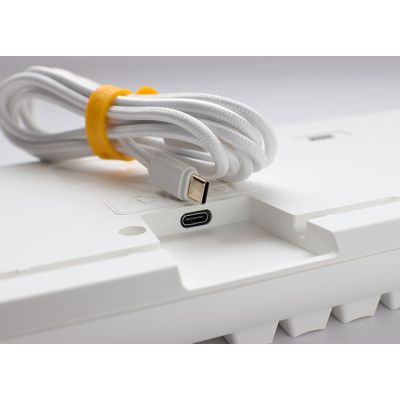 6. Ducky One 3 Classic Gaming-Tastatur USB US Englisch Weiß
