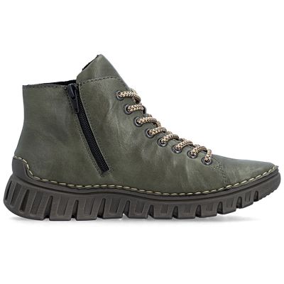 2. Damen-Ankle-Boots, grün, gefüttert, Rieker 57501-54
