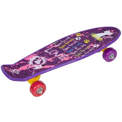 11. ENERO MINI LOVE KITTY PLASTIK-SKATEBOARD