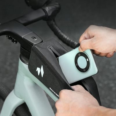 8. Rockbros AS-151 RideMate Wasserdichte Oberrohrtasche - Schwarz
