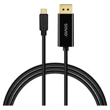 SAVIO USB-C-KABEL FÜR DISPLAYANSCHLUSS 1.2 2M CL-207