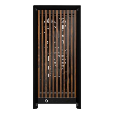 2. Corsair FRAME 5000D WOOD RS Midi Tower Schwarz, Walnuss