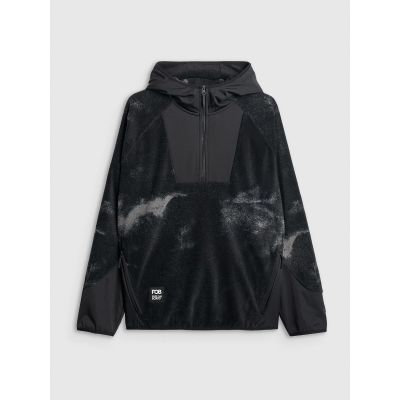 8. Herren 4F Warmes, lockeres Fleece mit Kapuze 4F 4FRAW25TFLEM462-20A