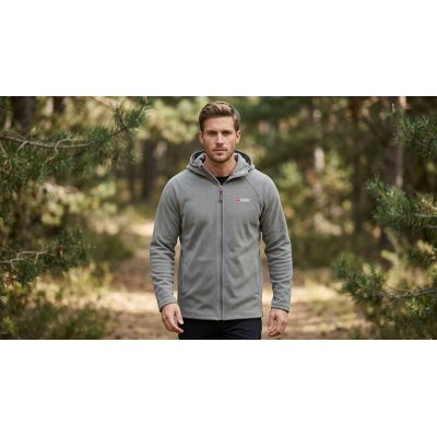 4. Herren-Fleecejacke Geographical Norway TUGOOD DARK GREY DB MEN 233 (WZ3331H/GN-DARK GREY)