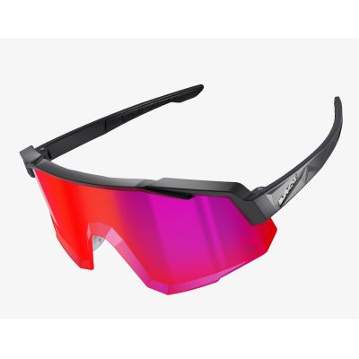 2. SUPACaz ORBITRON Brille Matt Schwarz, Fire Lazer