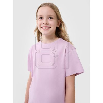 2. T-shirt 4F Jr 4FJWSS25TTSHF2326-56S