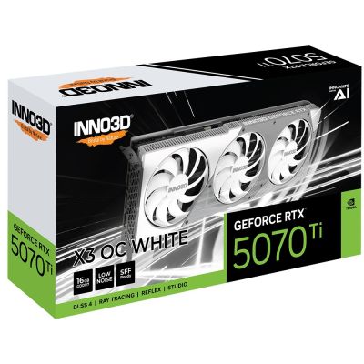 2. INNO3D GeForce RTX 5070 Ti X3 OC WHITE Grafikkarte