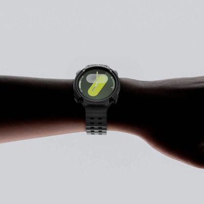 10. Spigen Rugged Armor Case für Samsung Galaxy Watch 8 40 mm – Mattschwarz