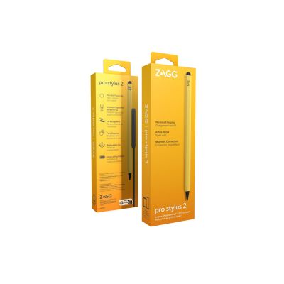 4. Stift für ZAGG Pro Stylus 2, Tablet, Apple, Gelb, iPad Pro 11 & iPad Pro 12.9, kapazitiv, integriert