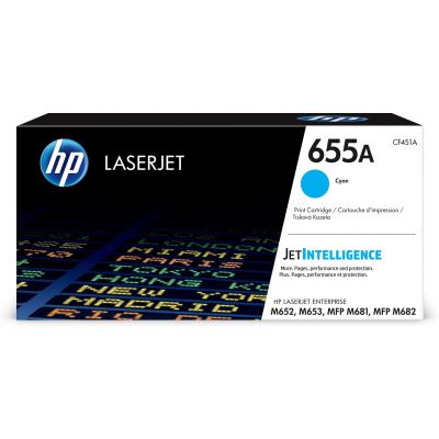 104. LASERJET TONER CRTG/655A CYAN