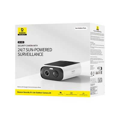 12. Baseus Security S1 Lite 2K Außenkamera – Weiß