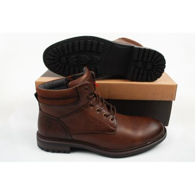 2. Wrangler Herrenschuhe George Stiefeletten, braune Stiefeletten mit Reißverschluss