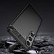 9. Hülle für Carbon Case Samsung Galaxy S24+ flexible Silikon-Carbon-Hülle - Schwarz