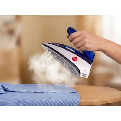 15. ELDOM DA50 900W Reisebügeleisen, blau, zum Trockenbügeln, mit Dampf 15 g/min, Dampf Boost 70 g/min