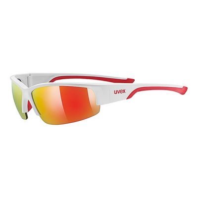Uvex Sportstyle 215 Brille weiß und rot