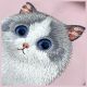 6. Nimmy Big Eyed Pet 2.0 Katzen-Telefontasche - Rosa