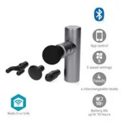 Nedis SmartLife Massagepistole mit 5 Modi