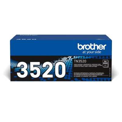 Brother TN-3520 Tonerkartusche, 1 Stück, Original Schwarz