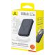 6. Baseus EnerFill FM11 Ultra-Mini 10000mAh 22,5W MagSafe kompatible Powerbank mit Baseus Simple USB-C 20V/3A 30cm Kabel - Schwarz