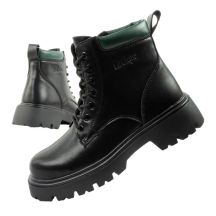 Lee Cooper Stiefel, Damenstiefel, Lederstiefel, isoliert, Schnürstiefel