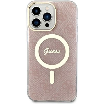3. Guess 4G MagSafe Hülle für iPhone 14 Pro Max – Rosa
