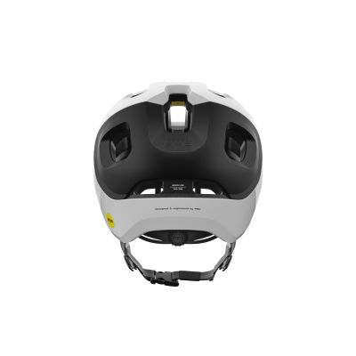 6. POC Axion Race MIPS Fahrradhelm Weiß Schwarz