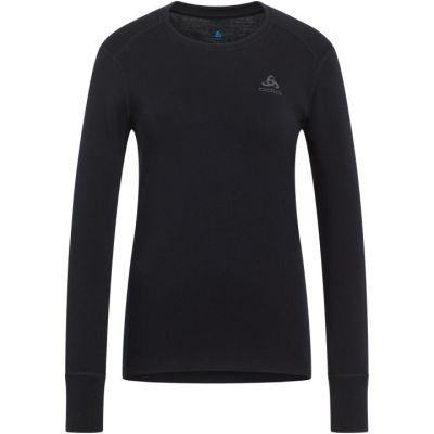 3. Odlo BL TOP Crewneck l/s MERINO 260 Damen T-Shirt Größe M Schwarz
