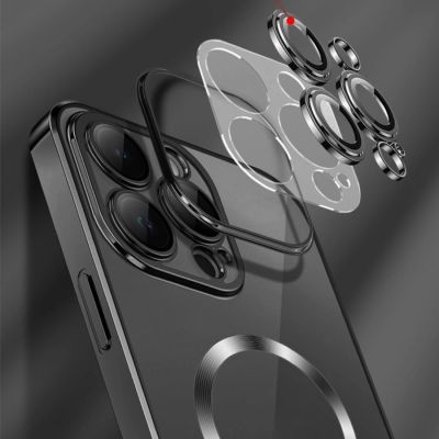 3. Wozinsky Galvanisiertes Magsafe Case für Samsung Galaxy S24 FE - Schwarz