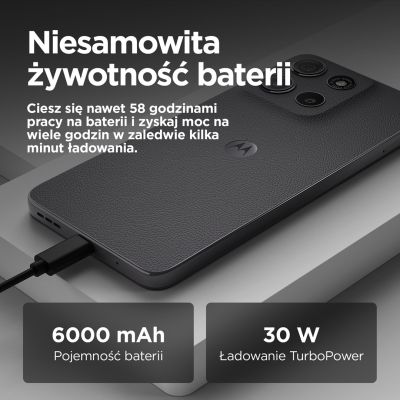 3. Motorola Moto G15 Power 8/256GB Smartphone in Gravity Gray